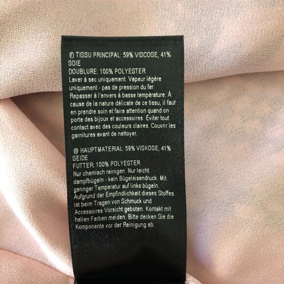 LK Bennett Preen Sioux Women Midi Dress size 4 Floral Long Sleeve Cold Shoulder - Picture 10 of 13